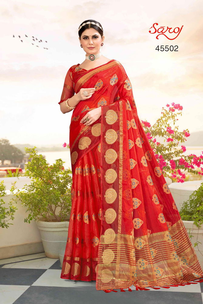 Nazzakat By Saroj Designer Sarees Catalog
